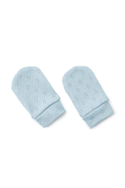 OEM Set caciulita si manusi nou-nascut blue