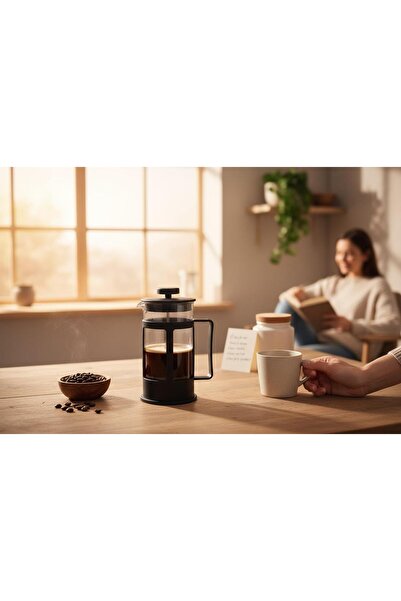 KAVEH French Herbal Tea, Coffee Press Plastic 350 ml French Press Tea Brewing Cup