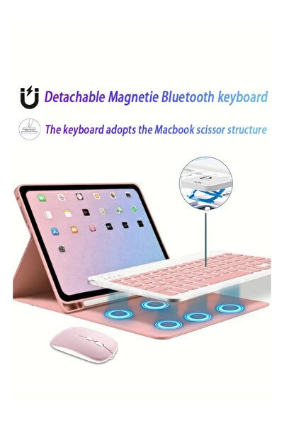 yaqeen Samsung Galaxy Tab S10 Ultra 14.6 Inch/Tab S9 Ultra Detachable Bluetooth Keyboard Cover