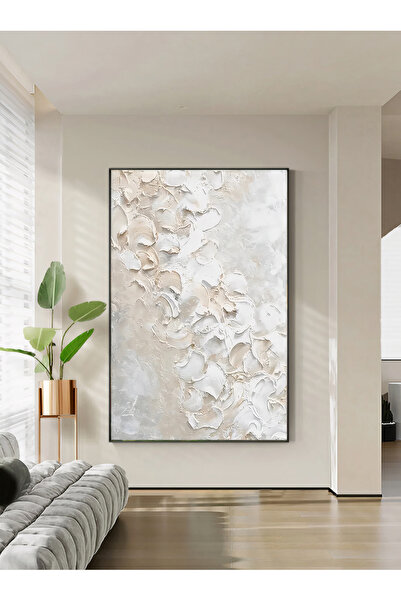 Z Concept Yağlı Boya Dokulu Soyut Tablo