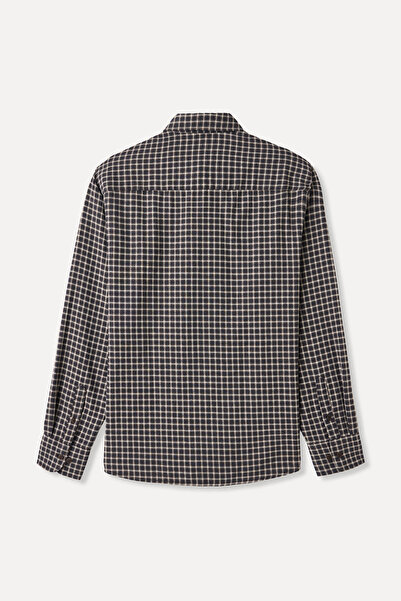 Mudo Regular Fit Plaid Shirt with Long Sleeves