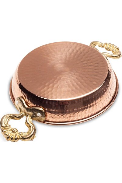 Reyo Handmade Copper Omelette and Egg Pan, Copper Sahan Pan (20 cm)