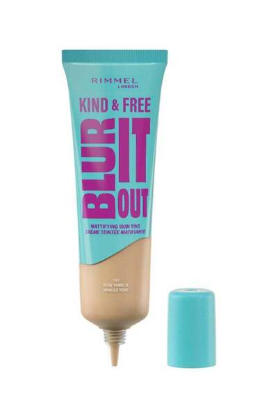 Rimmel LONDON Kind And Free Blur It Out Mattifying Skin Tint 150 Rose Vanilla 30Ml
