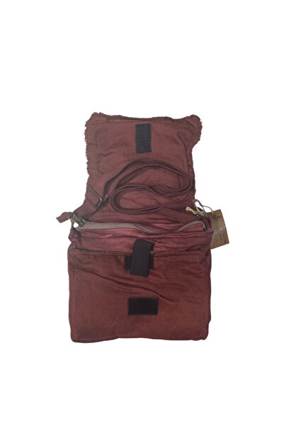 Old Cotton Vintage Small Casual Unisex Daily Crossbody Messenger Bag S Size 26X20Cm