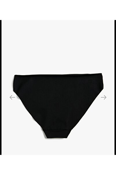 GÜMÜŞ Lazer Kesim Stitch-Free Black Panties Pack of 2