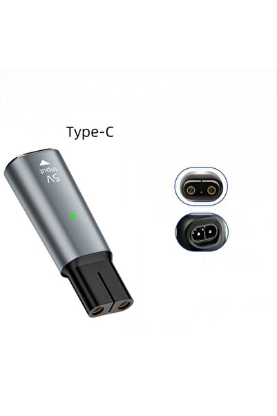 silabor Elektrikli Tıraş Makineleri ve Saç Kesme Makineleriyle Uyumlu, Type-C...
