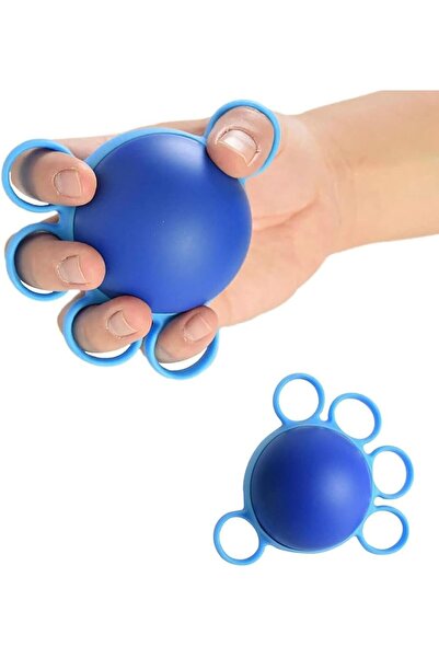 genernic Lonimia Hand Grip Strengthener - Blue Silicone Ball, Medium/Light Re...
