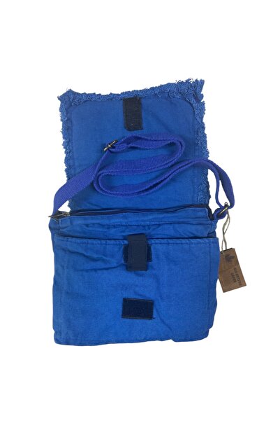 Old Cotton Vintage Small Casual Unisex Daily Crossbody Messenger Bag S Size 26X20Cm