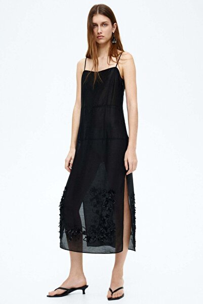 H&M Sheer embellished dress