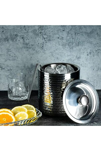 Kinghoff Ice cream maker, stainless steel, silver, capacity 1.5l