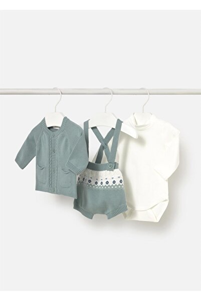 MAYORAL Baby Boy 3-Piece Knitwear Set Mint 2255