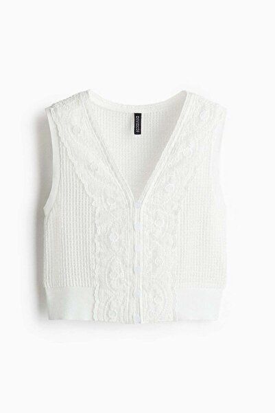 H&M Lace-detail vest top