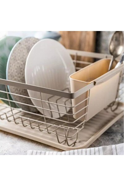 Kinghoff Dish rack, beige, 30x36x14.5 cm,