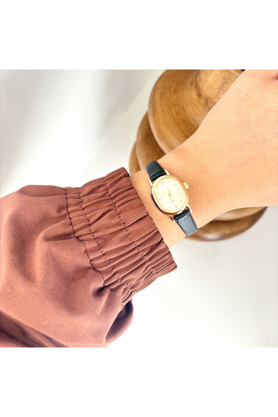Boise Atelier Darex Black-Gold Watch | Saat
