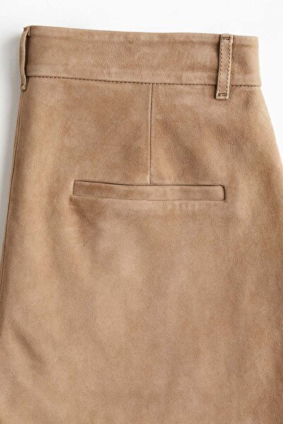 H&M Suede Bermuda shorts