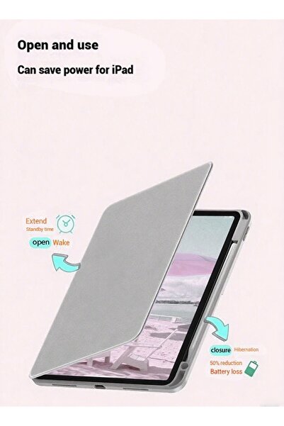 yaqeen iPad Air 13 Inch M3/iPad Air M2/iPad Pro 12.9 Inch(3th 4th 5th 6th)2018-2022 360° Rotating iPad Case