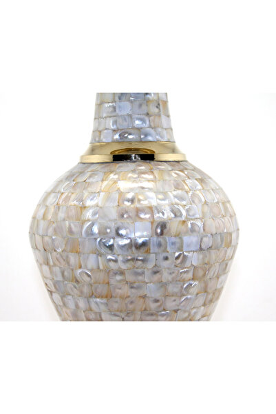 RiverWorld River World 35 cm Vase Mother-Of-Pearl Solid Brass