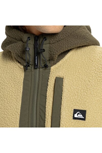 Quiksilver Ocean View Mix up Hoody Men's Green Fleece