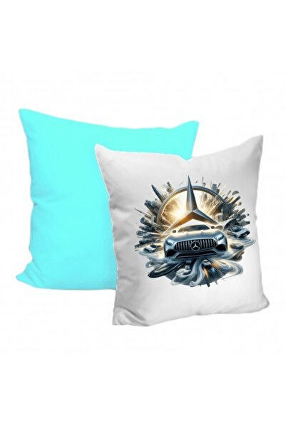 MARİ Personalized pillow "Mercedes", blue