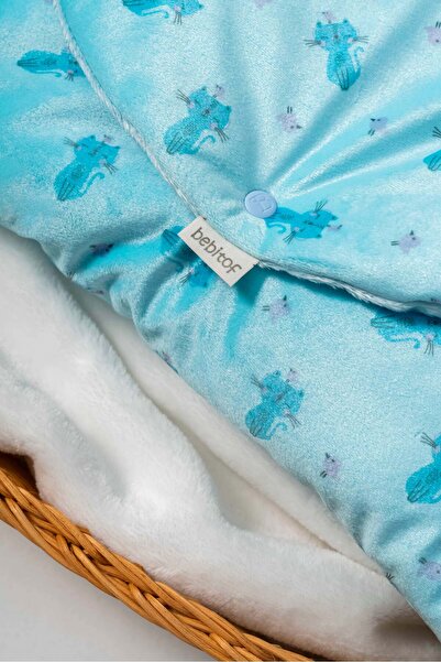 Bebitof Cute Bird Printed Fiber Filled Swaddle for 0-12 Months