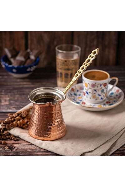 Reyo Handmade Copper Coffee Pot 3-Cup Capacity 1St Quality