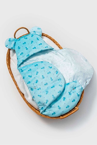 Bebitof Cute Bird Printed Fiber Filled Swaddle for 0-12 Months