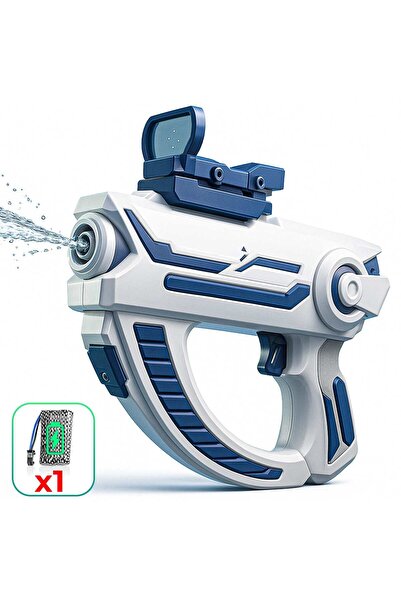 Timebox Pistol electric cu apă 4–6 ani, tragere automată, vizor tactic, imper...