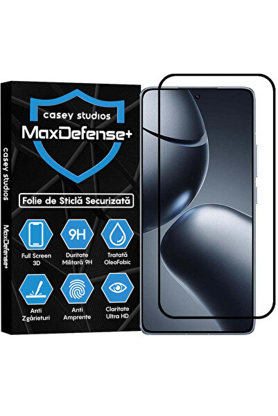 Casey Studios Folie Sticla Xiaomi 14T Pro, Full Cover 3D, Ultra HD, Anti Zgar...