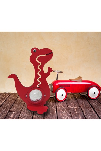 AtelierRed Kumbara Dinozor Kesimli İsim Eklenebilir İstediğiniz Renkte