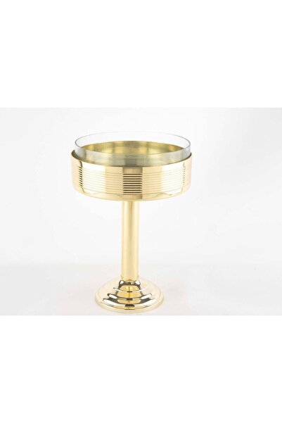 Mikasa Moor Gold Cam Ayaklı Meyve Kasesi 21x30cm