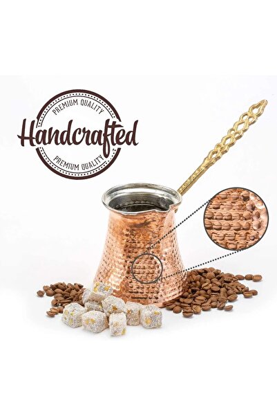 Reyo Handmade Copper Coffee Pot 3-Cup Capacity 1St Quality