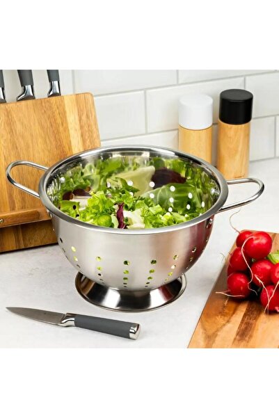 Klausberg Stainless steel colander, 24cm, satin finish,