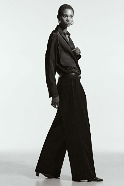 H&M Wide corduroy trousers