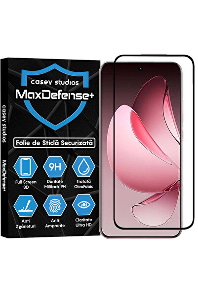 Casey Studios Folie Sticla Oppo Reno13 Pro, Full Cover 3D, Ultra HD, Anti Zga...