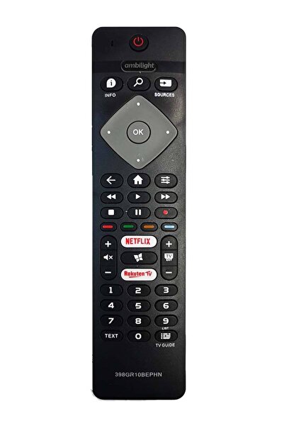 Philips Universal remote control for Smart TV, LCD, LED, 398GR10BEPHN, Netflix and Rekuten Internet functions