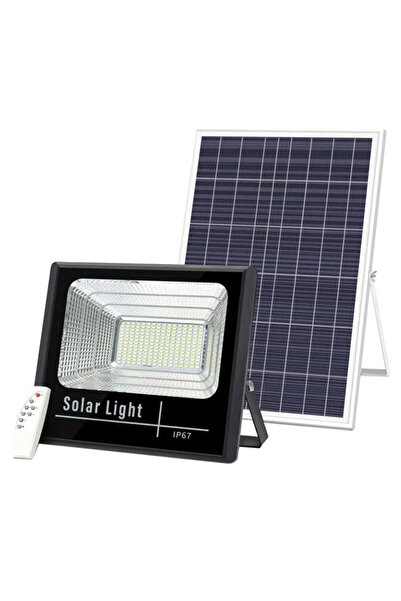 MİKİ Kit Proiector Led cu panou solar 200W si telecomanda 571 LED