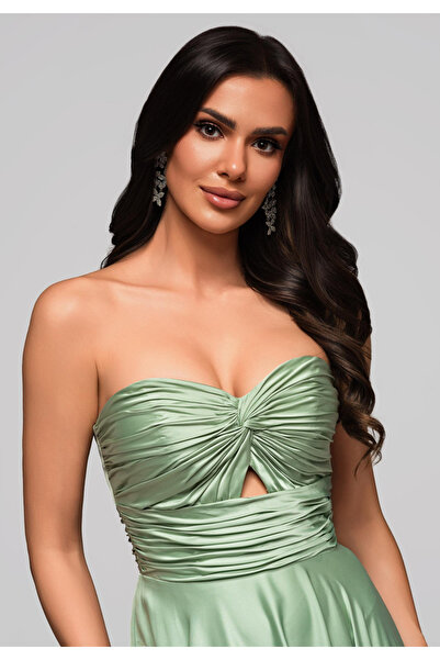 OMBRE Evening dress LA-OM-DLR159 - light green