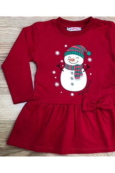 ALVİM KİDS Girl's Christmas Dress