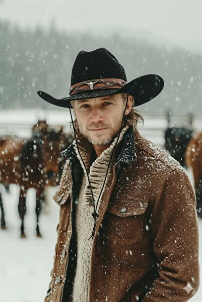 LAGRANZE Dakota Rider Nubuck Cowboy Hat