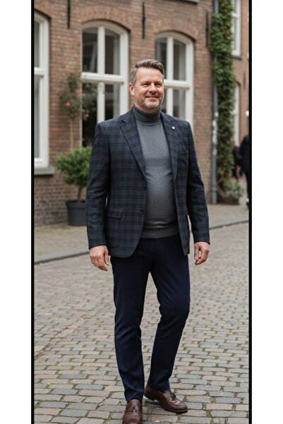 güncüoğlu 4 Drop 2 Button Double Slit Winter Men's Dad Jacket