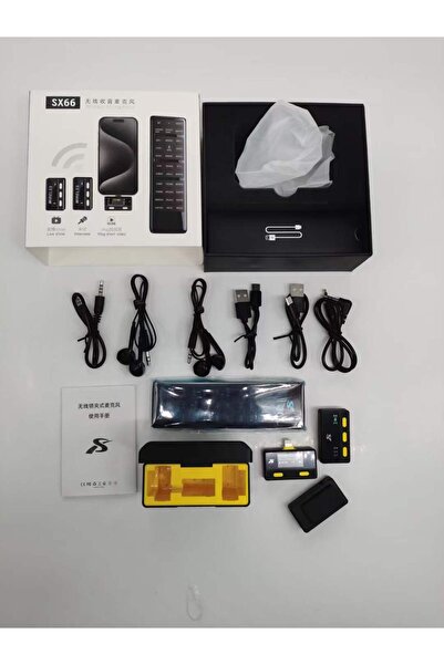 Generic SX 66 Mini Digital Karaoke Recording Lavalier Microphone