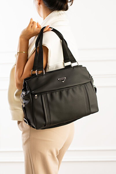 Sanmorris ÖZER-1416Kadın Hakiye Taba Renk Saten Kumaş 5 Bölmeli Ayarlanabilir...