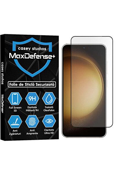 Casey Studios Folie Sticla Samsung Galaxy S23/S22, Full Cover 3D, HD, Anti Zg...