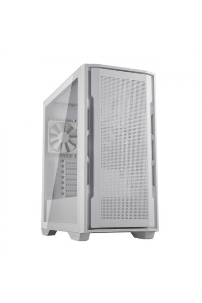 Cougar Carcasa UNIFACE, Μεσαίος Πύργος, σκληρυμένο γυαλί Alb