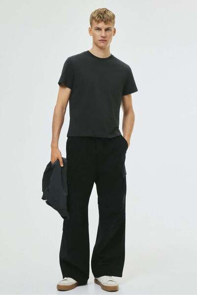 H&M Slim Fit Cropped T-shirt