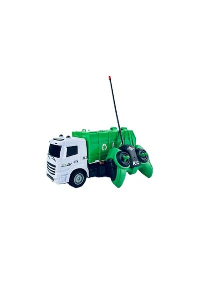 OEM Remote Control Garbage Truck, 20 cm, Green White