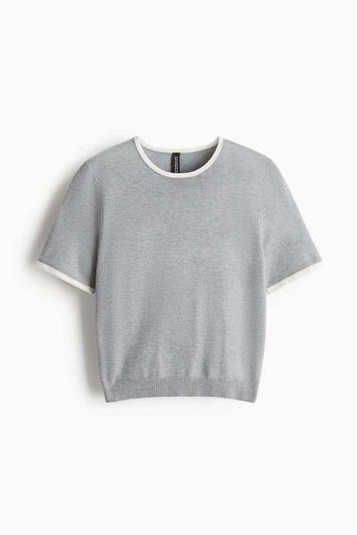H&M Fine-knit T-shirt