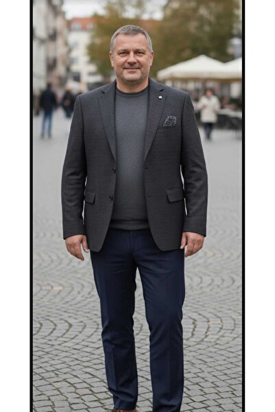 güncüoğlu 4 Drop Two Button Double Slit Classic Men's Jacket