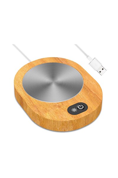 wei inox Incalzitor electric pentru cana, alimentare USB, plastic+metal, maro