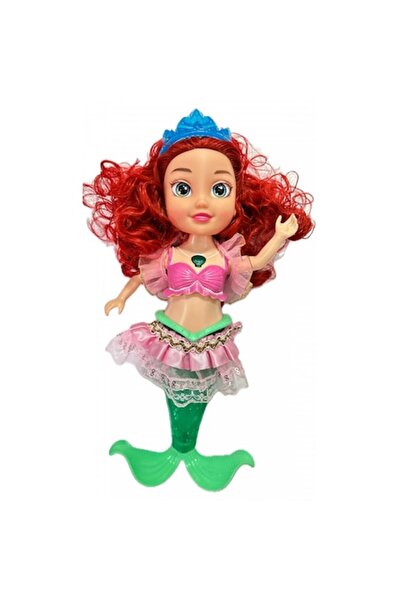 Almido Păpușa Ariel, Mica Sirenă cu Sunete și Lumini, 29 cm, Multicoloră